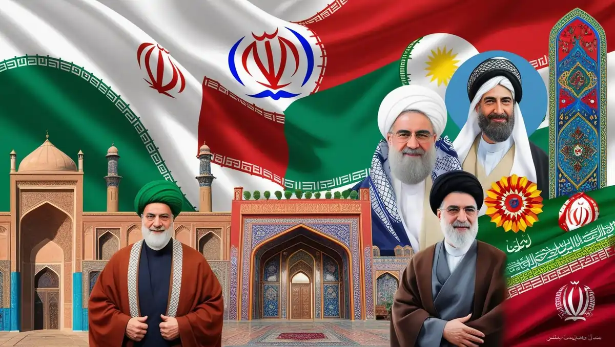 Iran flag and culture image